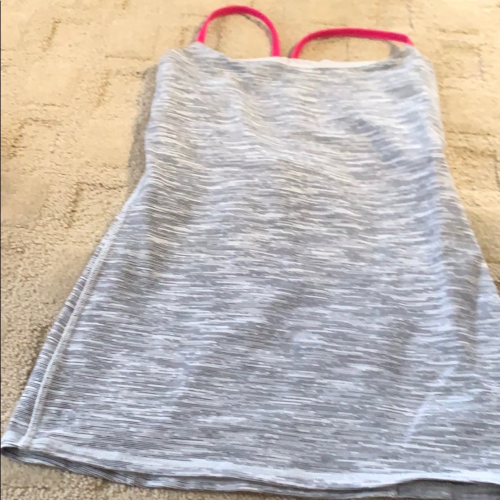 Grey lululemon thin strap tank